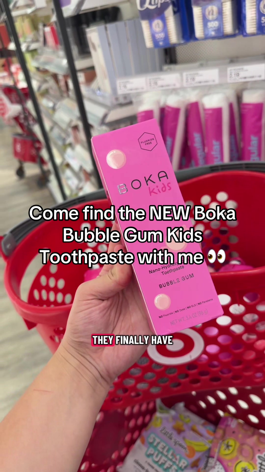 We found the new bubble gum @BOKA at Target! This kids toothpaste is safe to swallow, fluoride-free, paraben-free, free 