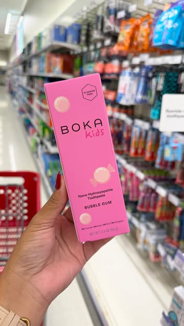 #ad Add the NEW @Boka Kids toothpaste in Bubble Gum flavor to your back-to-school shopping list 🫧🦷

Boka is Fluoride-f