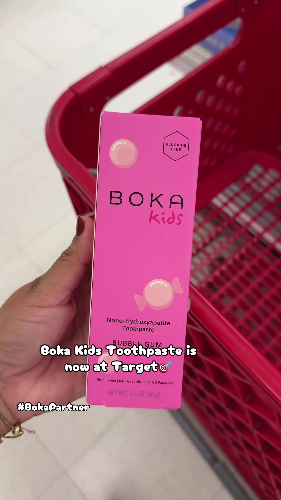 If you have kids, don’t skip this Target find👀  I’ve partnered with @BOKA to let you know that Boca’s kids toothpaste i